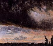 Johan Christian Dahl Cloud Study with Horizon